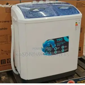 Capacity 8kgs. Brand Von. Top Load. Double Twin 8kgs