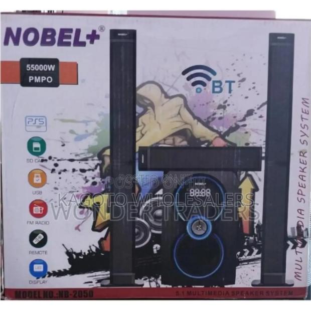 Black Nobel+ 2050 Nb2050 Tall Boys Home Theatre