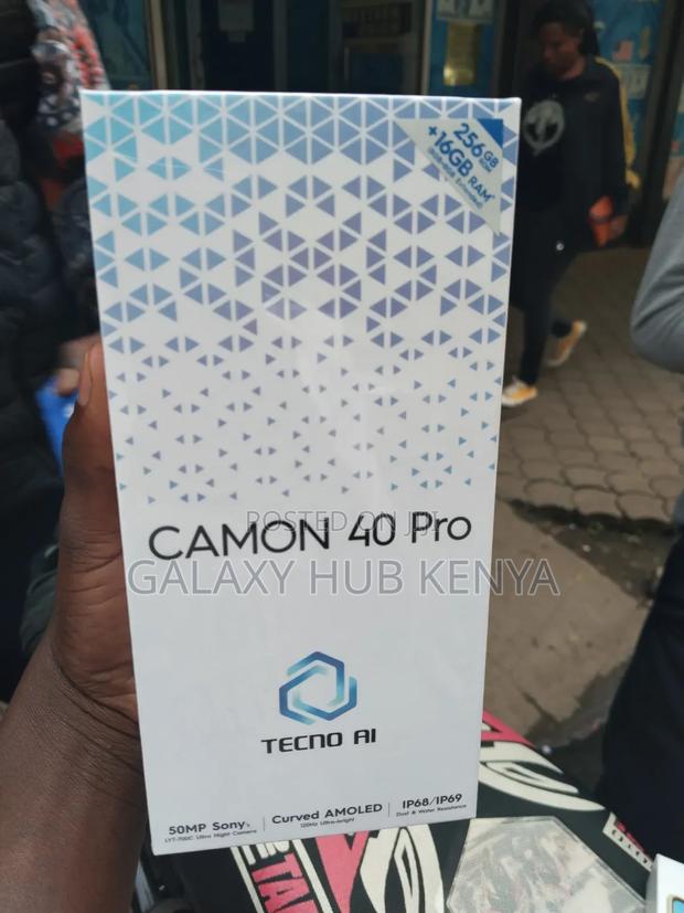 New Tecno Camon 40 Pro 256 GB Black - thumbnail 3