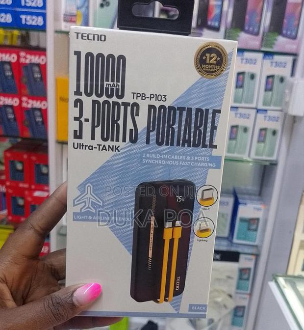 Tecno Powerbank 10000mah Ultra Tank Power Banks