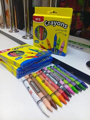 A Packet of 12pcs 12 Colours M G Crayons - thumbnail 2