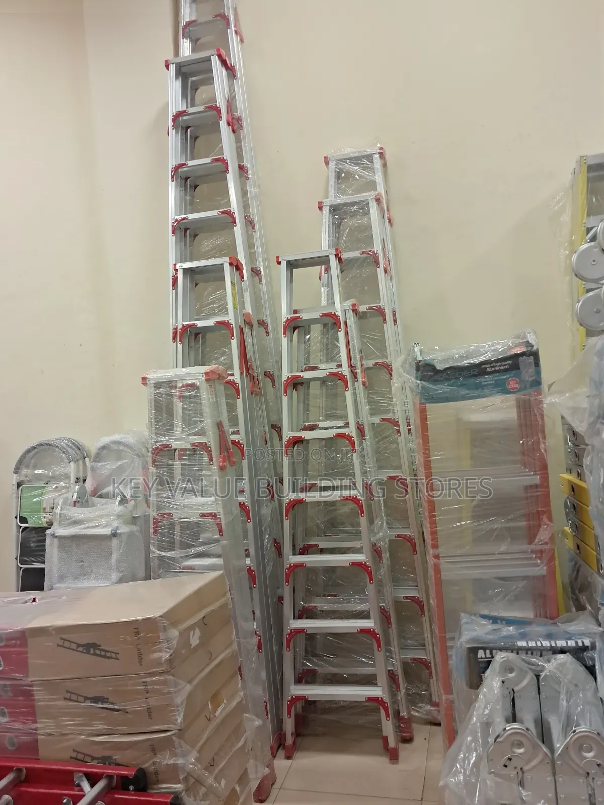Double-Sided a Type 5 Steps Ladder