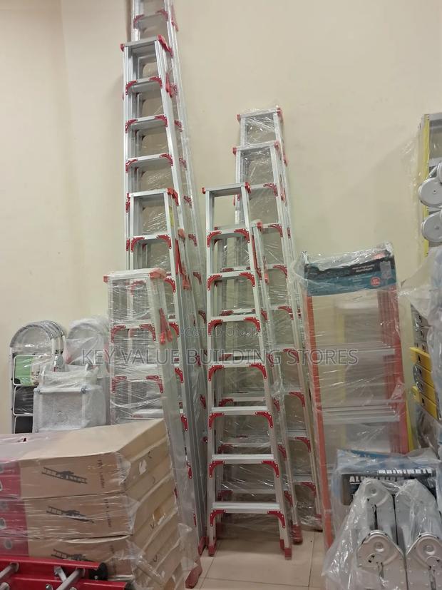 Double-Sided a Type 5 Steps Ladder