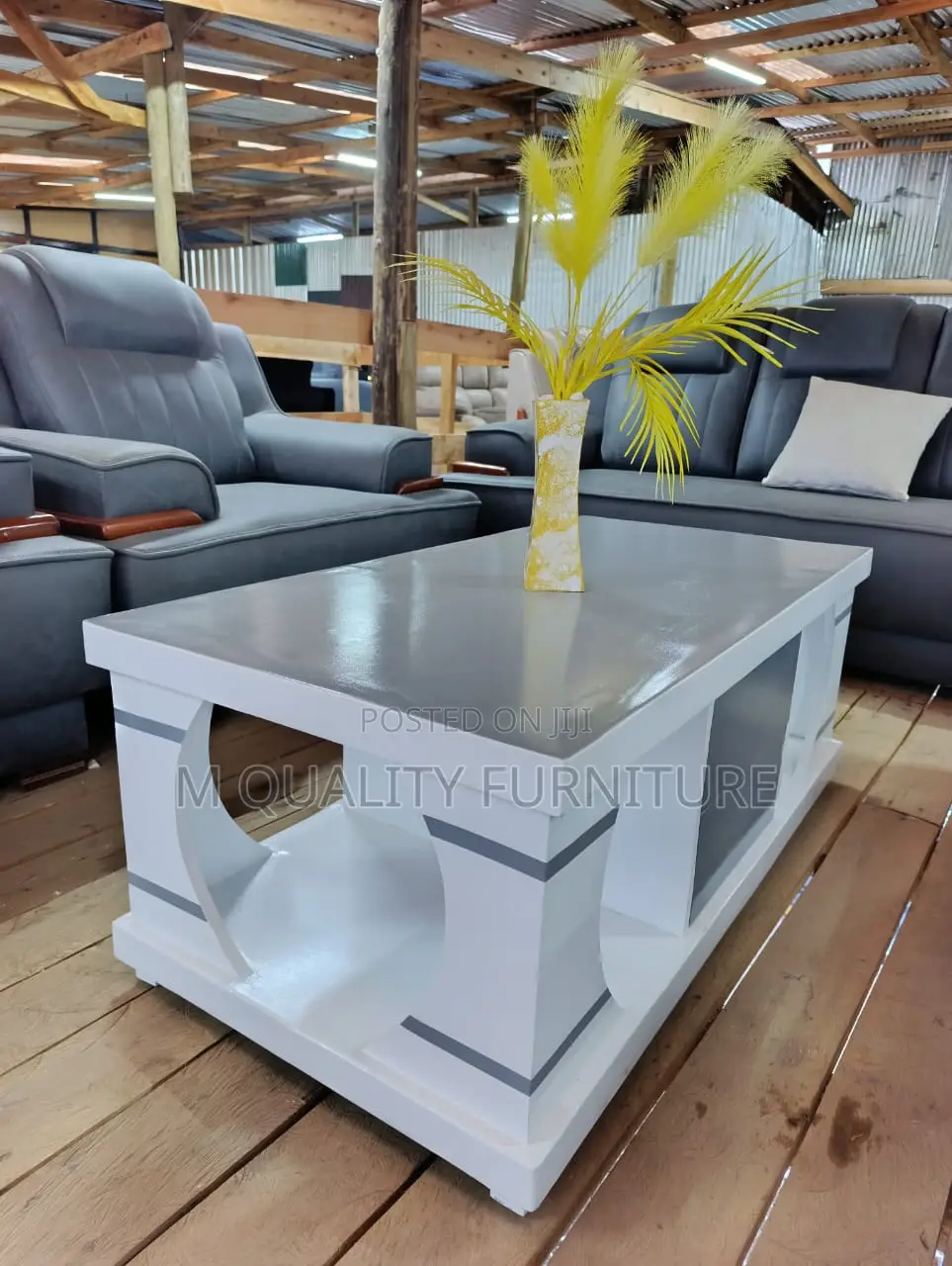Gray Well Designed Coffee Table