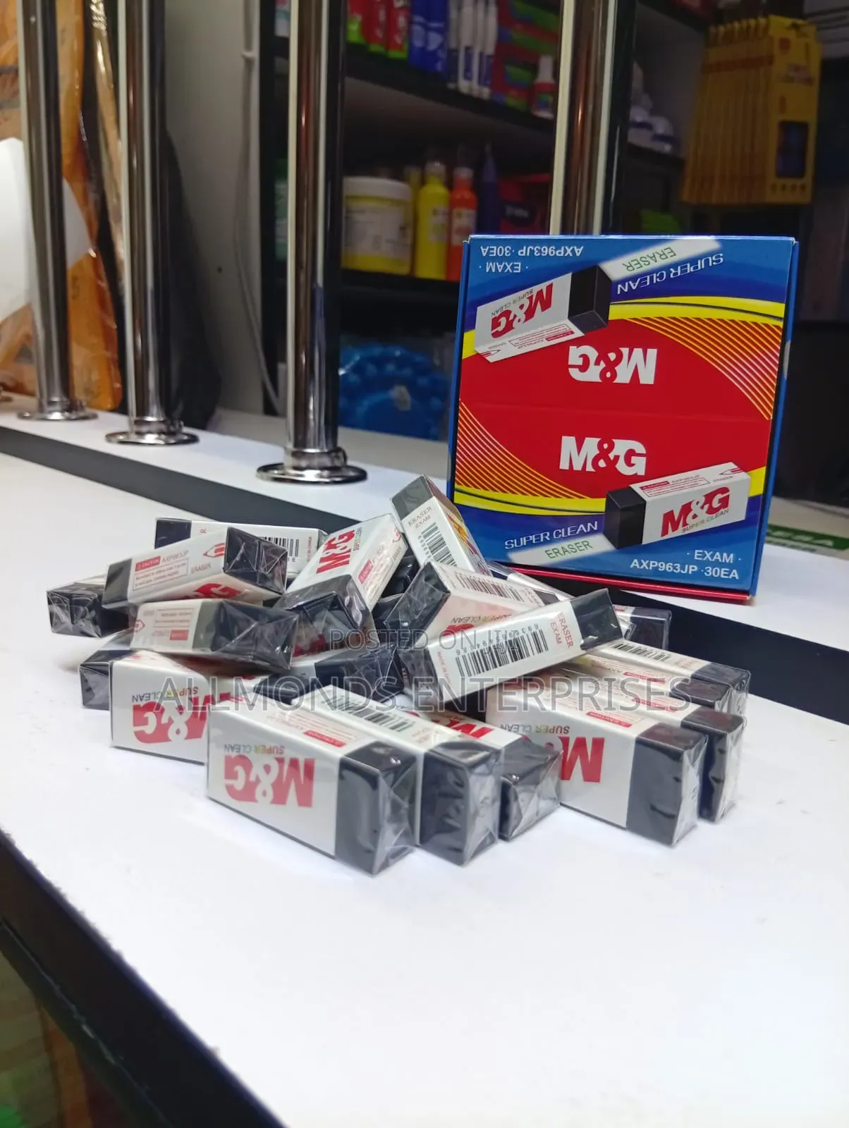 M G Black Eraser/ Rubber (Dustless)-1 Piece
