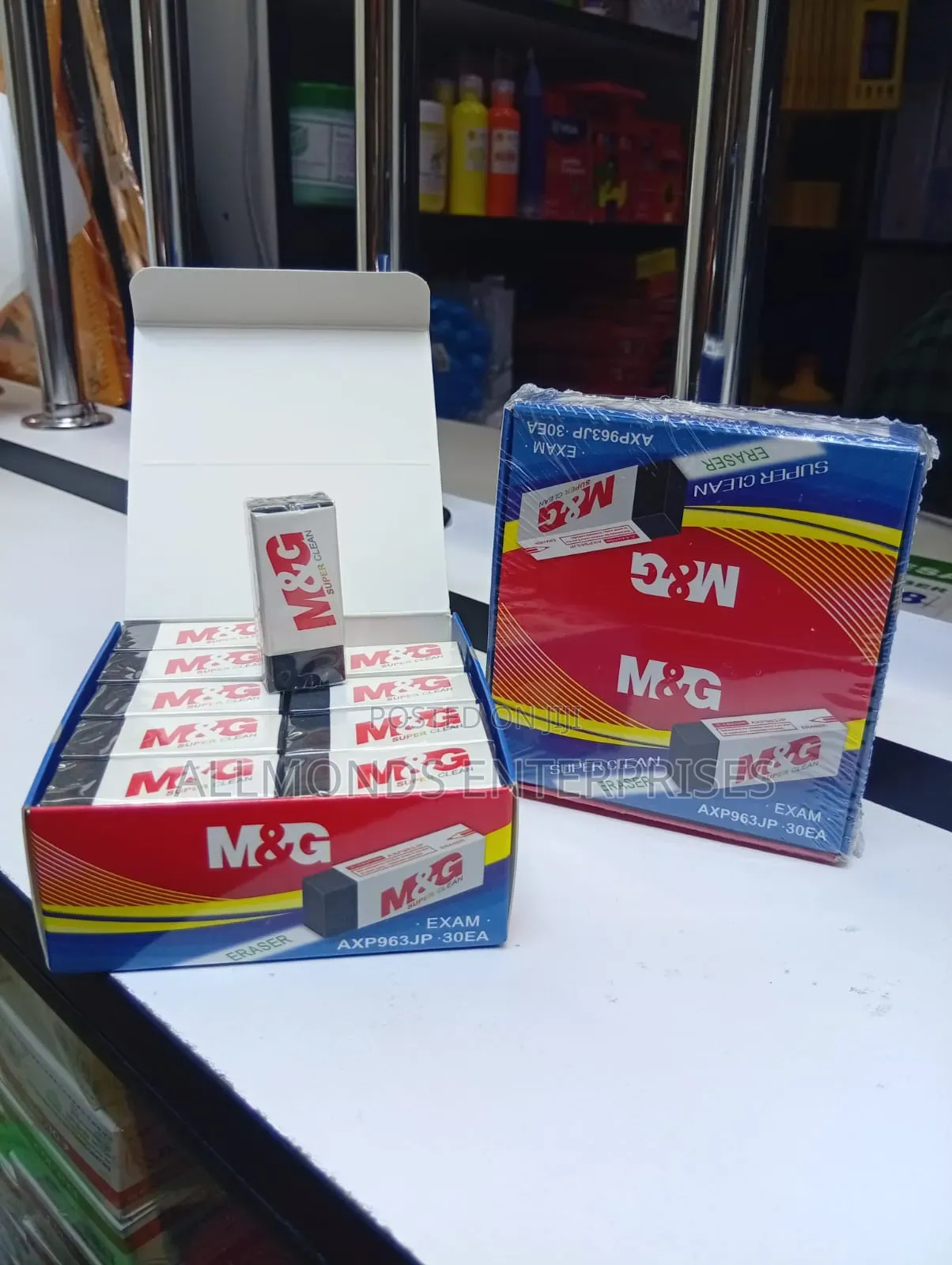 M G Black Eraser/ Rubber (Dustless)-1 Piece