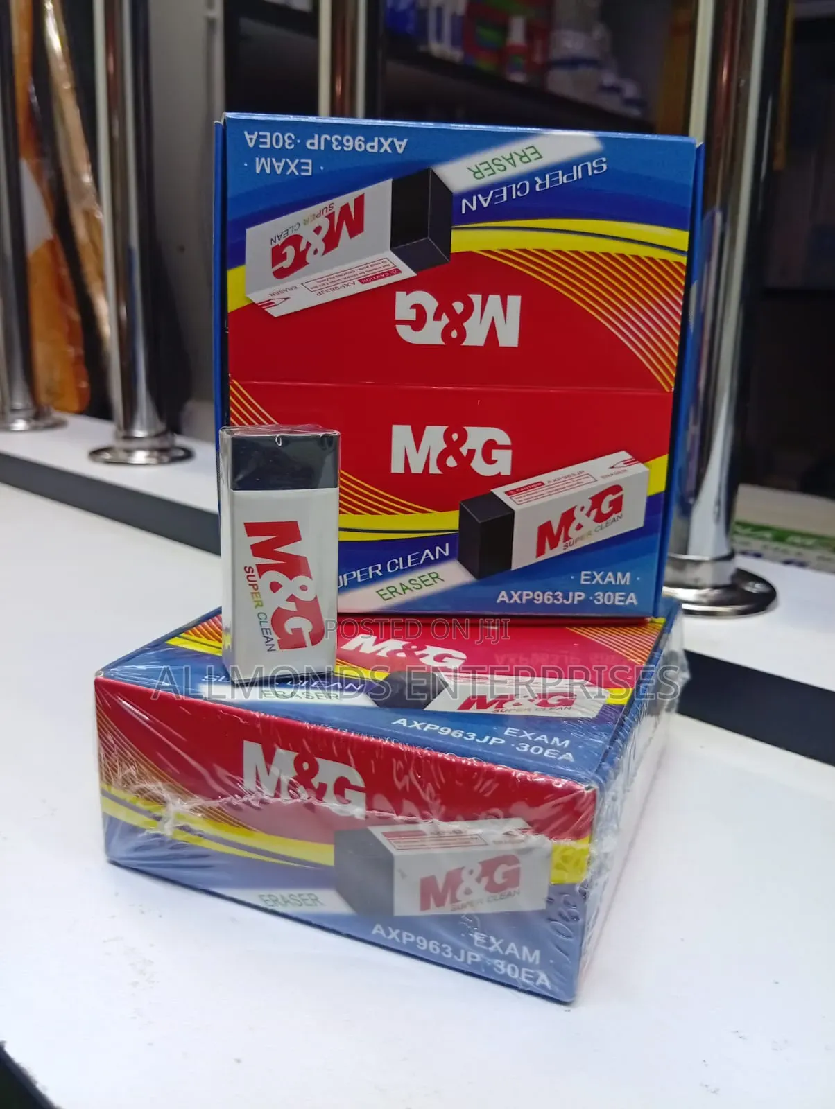 M G Black Eraser/ Rubber (Dustless)-1 Piece