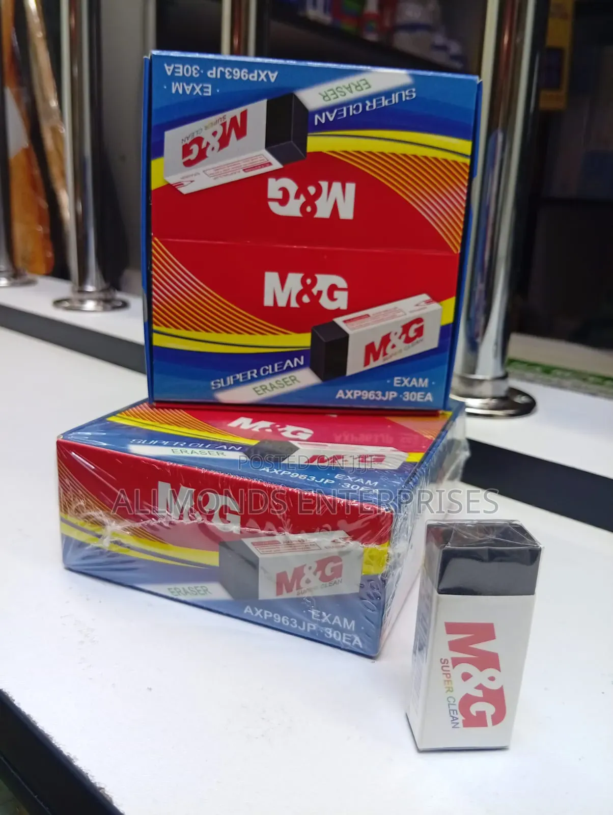 M G Black Eraser/ Rubber (Dustless)-1 Piece