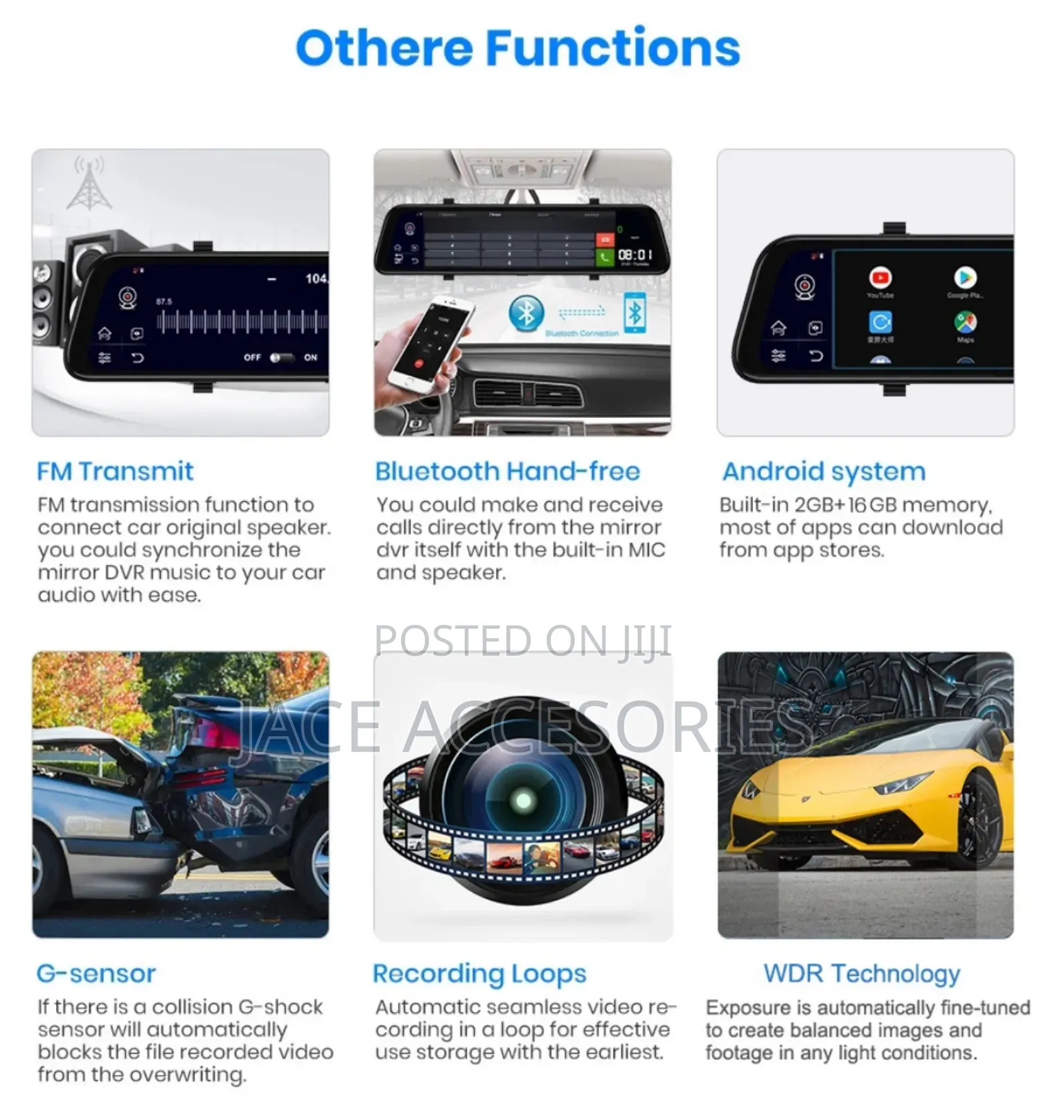 4g Android Blackbox Traffic Recorder 4k Resolution