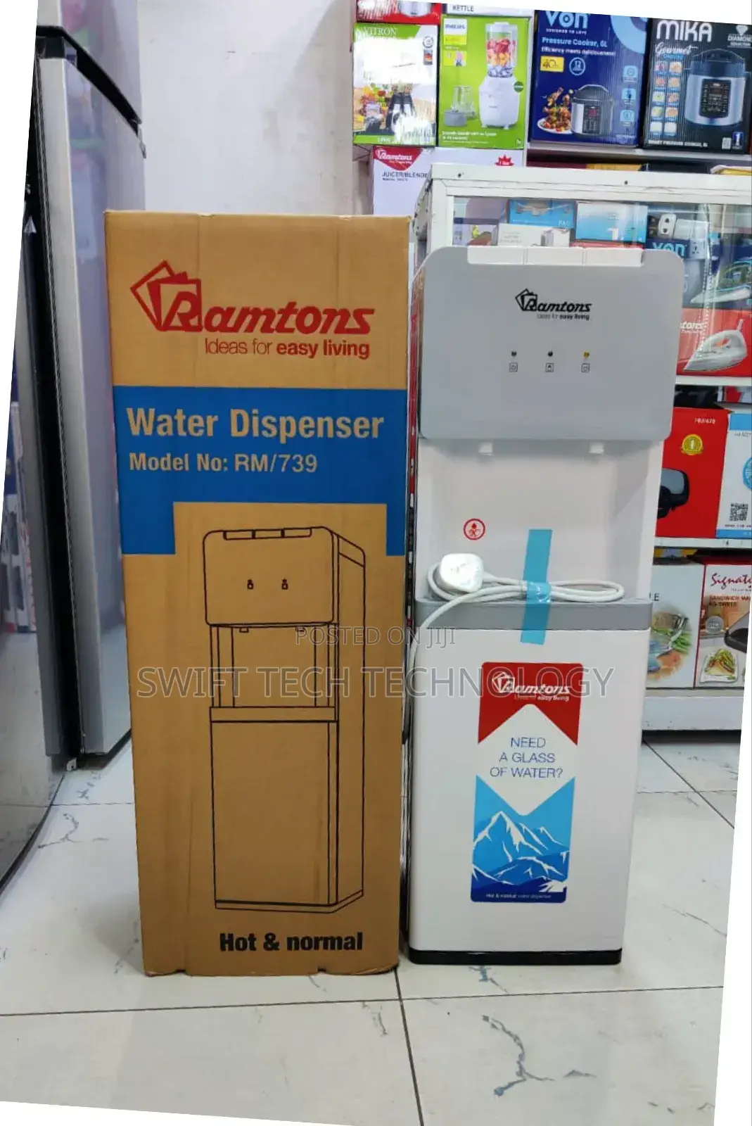 Water Dispenser Ramtons 2 Taps Hot N Normal