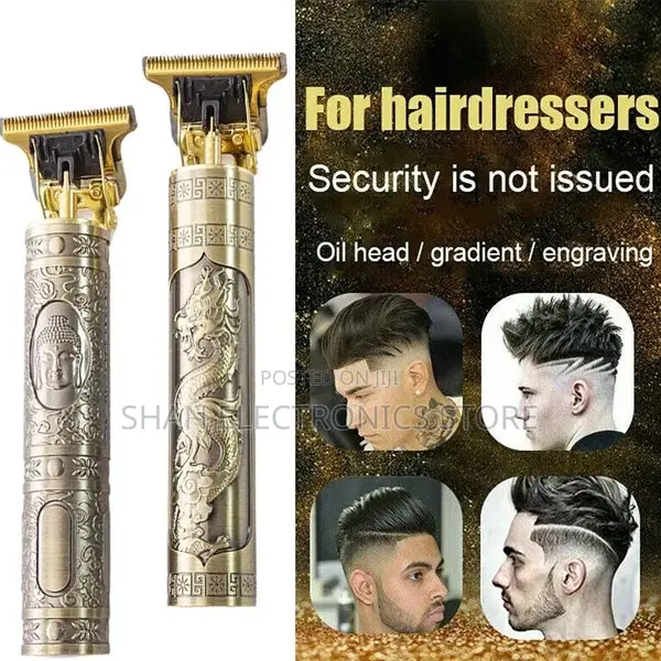 Electric Rechargeable Vintage T9 Professional Hair Clipper