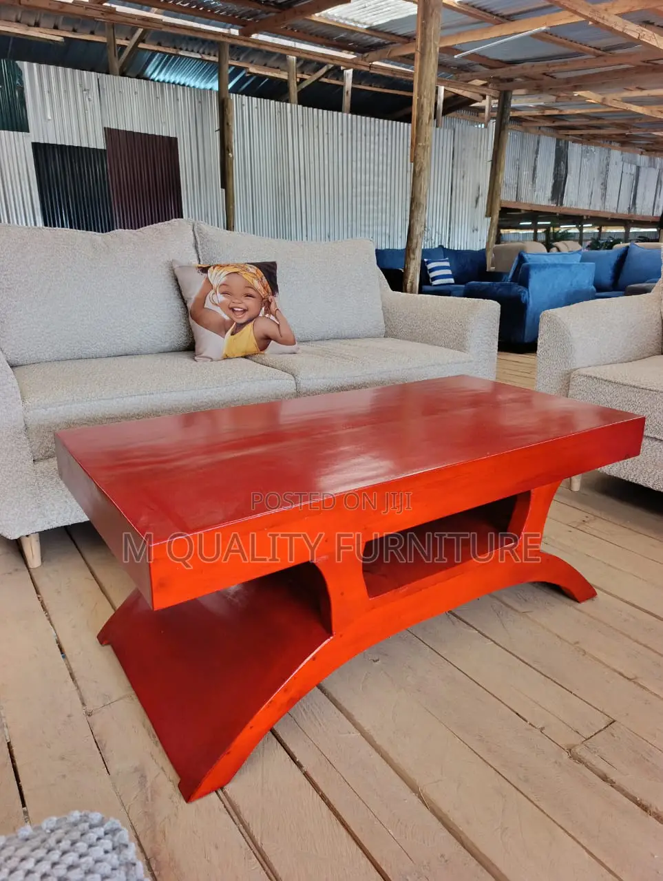 Red Strong Mahogany Coffee Table