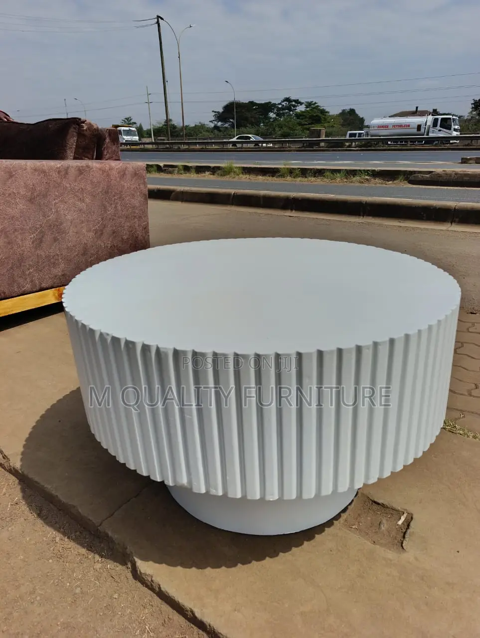 White New Modern Nesting Table