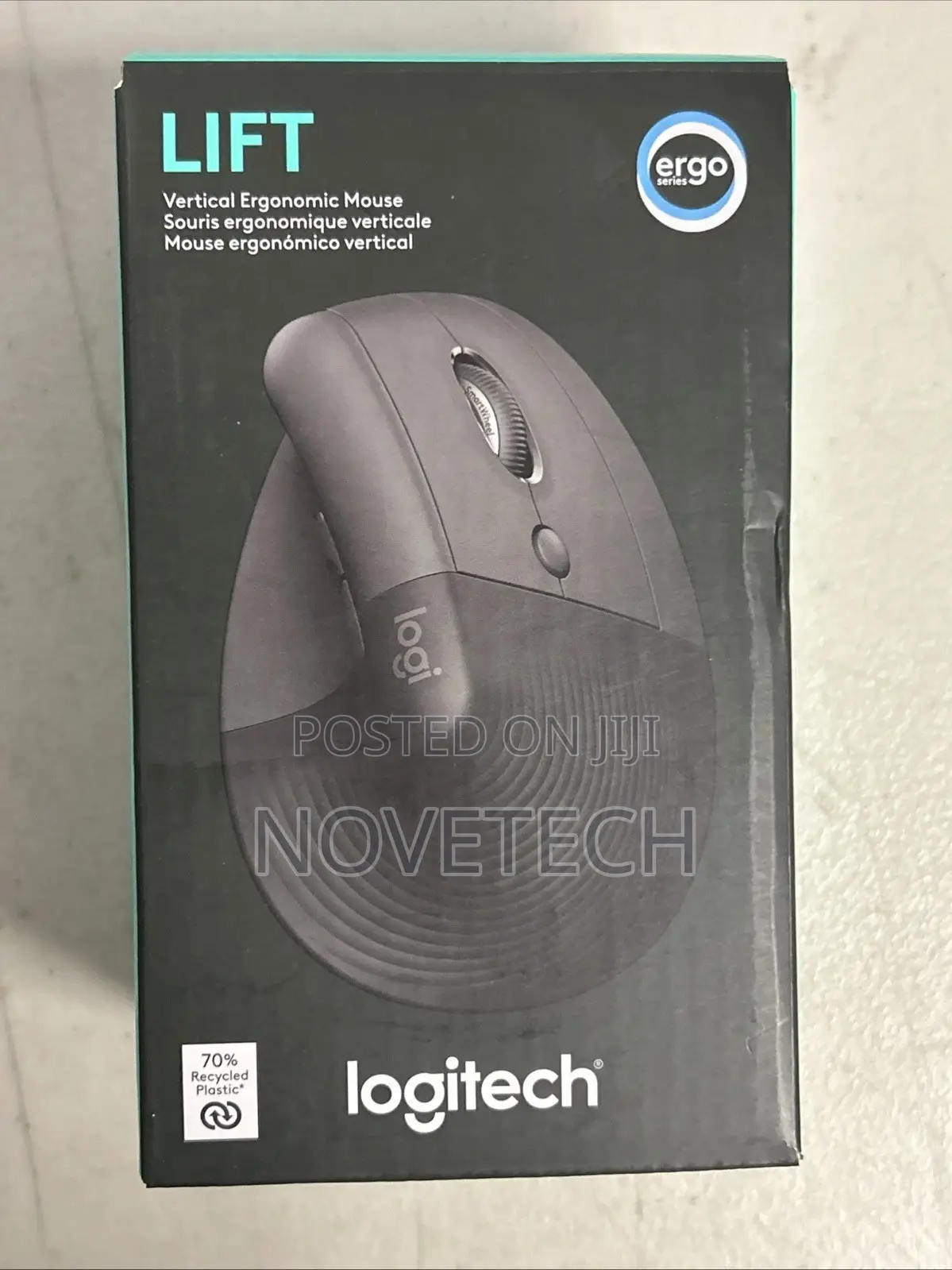Logitech Lift Wireless Vertical Mouse -Graphite Right-Handed