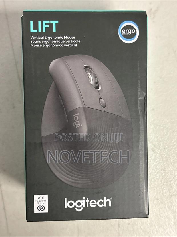 Logitech Lift Wireless Vertical Mouse -Graphite Right-Handed - main view