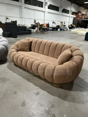 3 Seater Brown Bubble Sofas