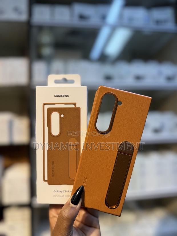 Samsung Galaxy Z Fold 6 Leather Case/Cover With Stand