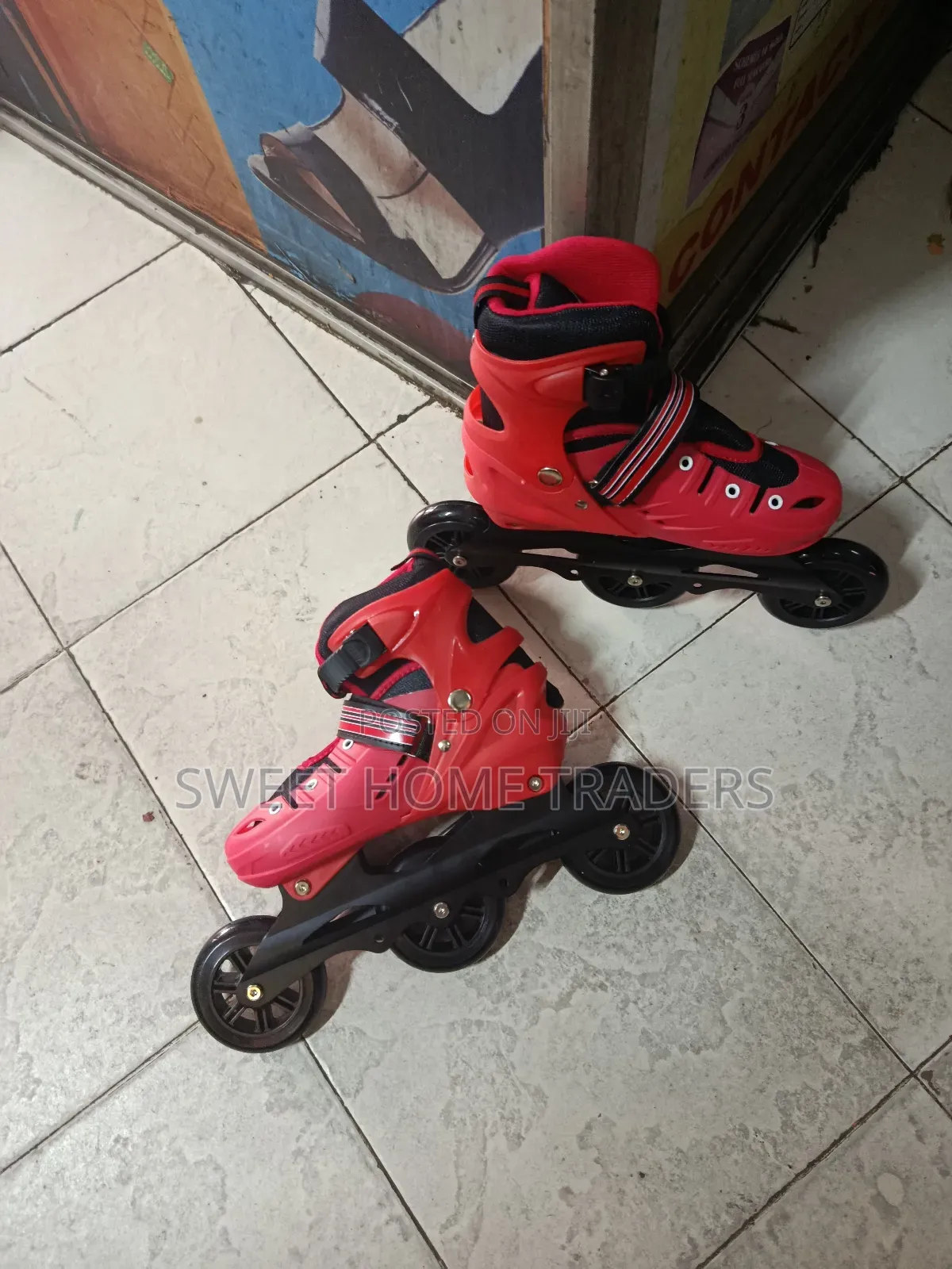 3 Wheel Skating Shoes / Rubber Wheels