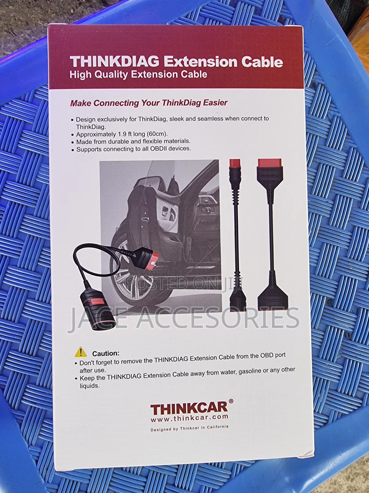 Heavy Duty Universal Thinkcar Obdii Extesnsion Cable