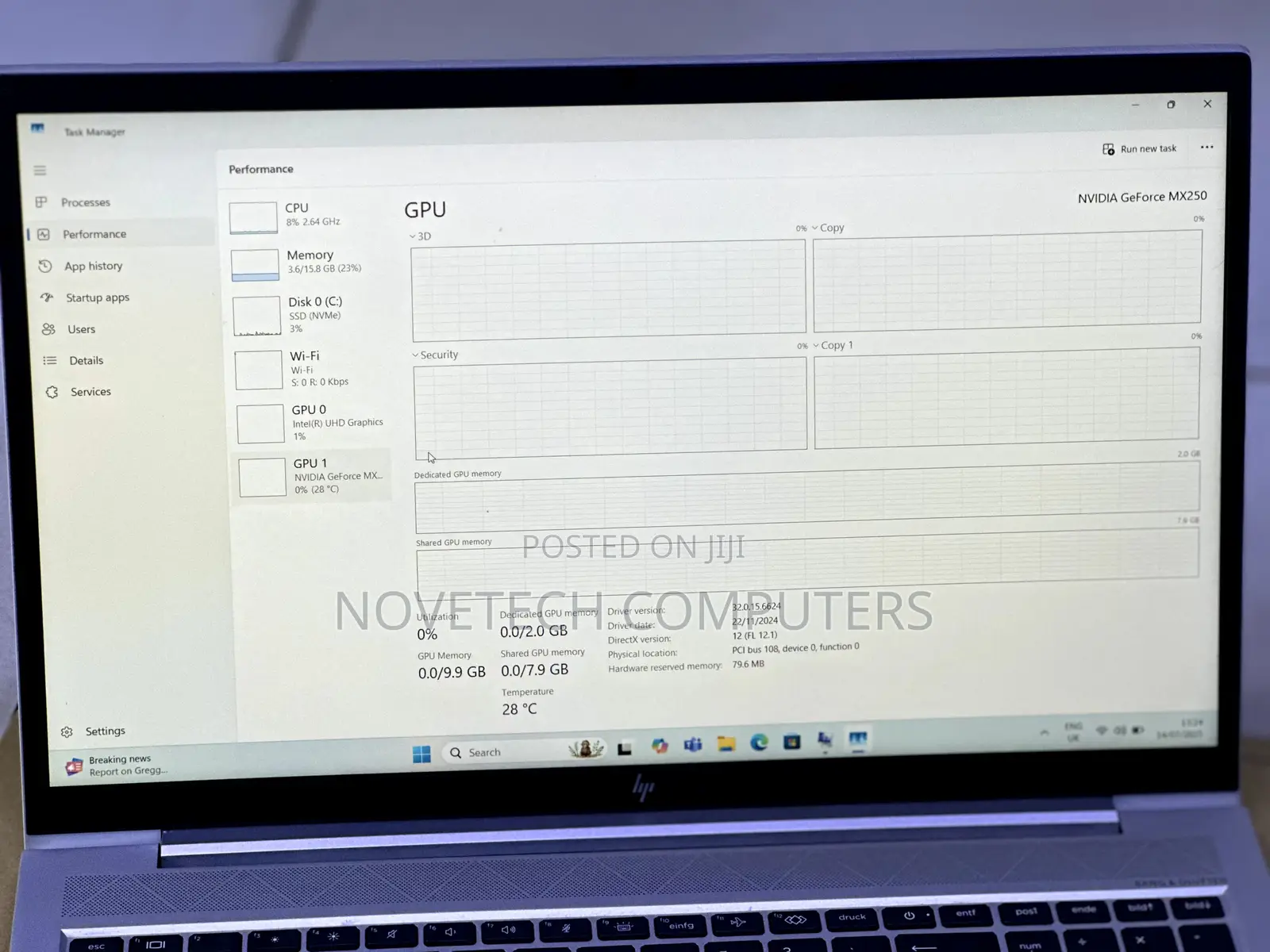 Laptop HP EliteBook 850 G6 16GB Intel Core i7 SSD 512GB