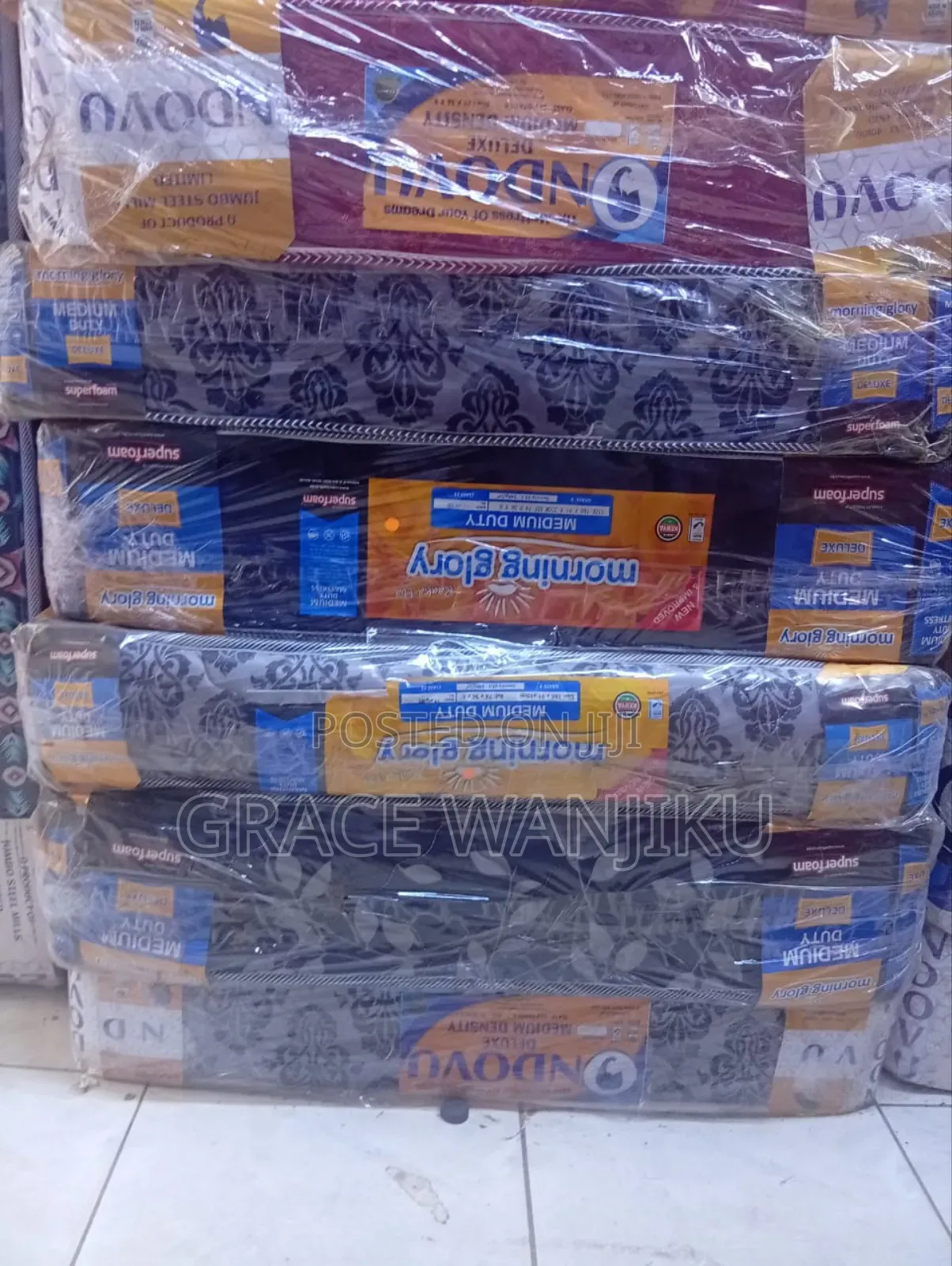 3.5 By 6 High Density Quilted Mattress 12 Inch