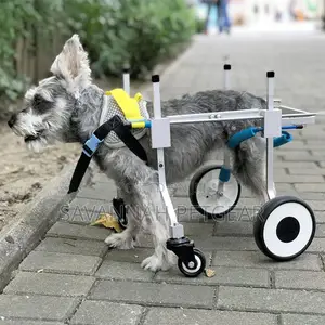 Dog Wheelchair Adjustable 4-Wheel Dog Cart Disabled Pet -Xl