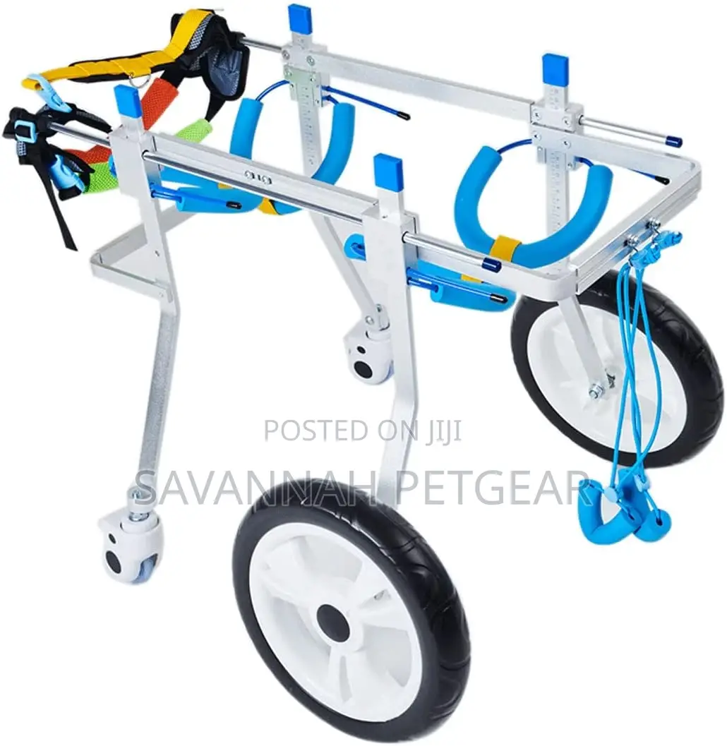 Dog Wheelchair Adjustable 4-Wheel Dog Cart Disabled Pet -Xl