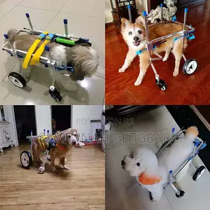 Dog Wheelchair Adjustable 4-Wheel Dog Cart Disabled Pet -Xl