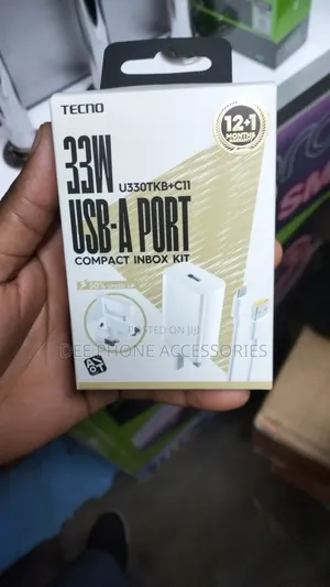 Tecno 33w Super Fast Charger