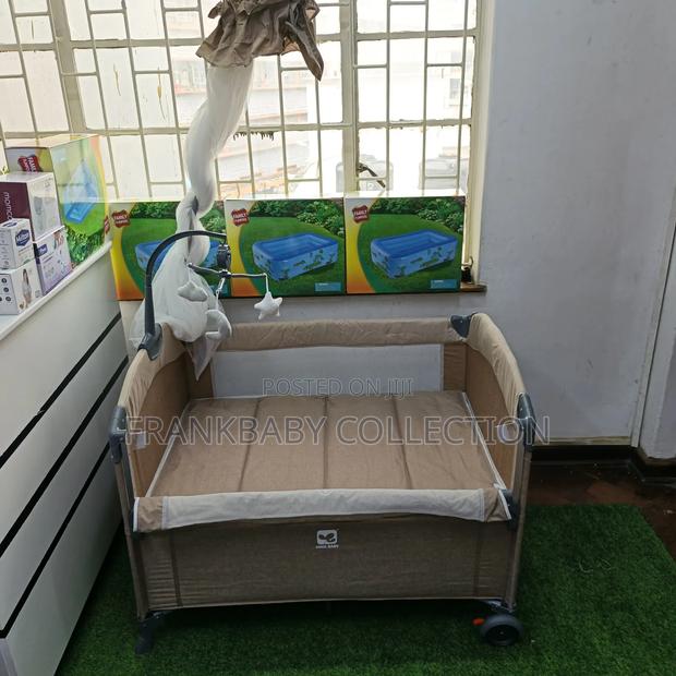 Baby Cot With Wheels and Net - thumbnail 3