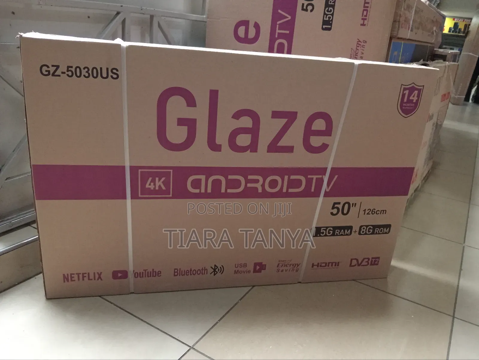 Glaze 50 Inch Smart Uhd Frameless Smart Android Tv