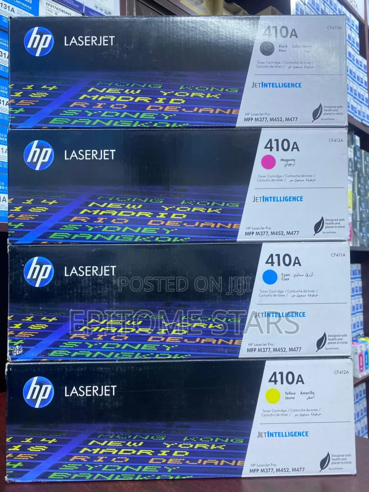 Hp Color Laserjet Pro Mfp M477fnw Toner Hp410a Yield 2,300