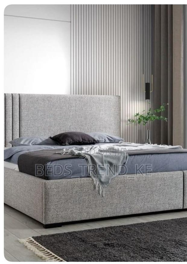 5 by 6 Sleek Modern Bed - main view