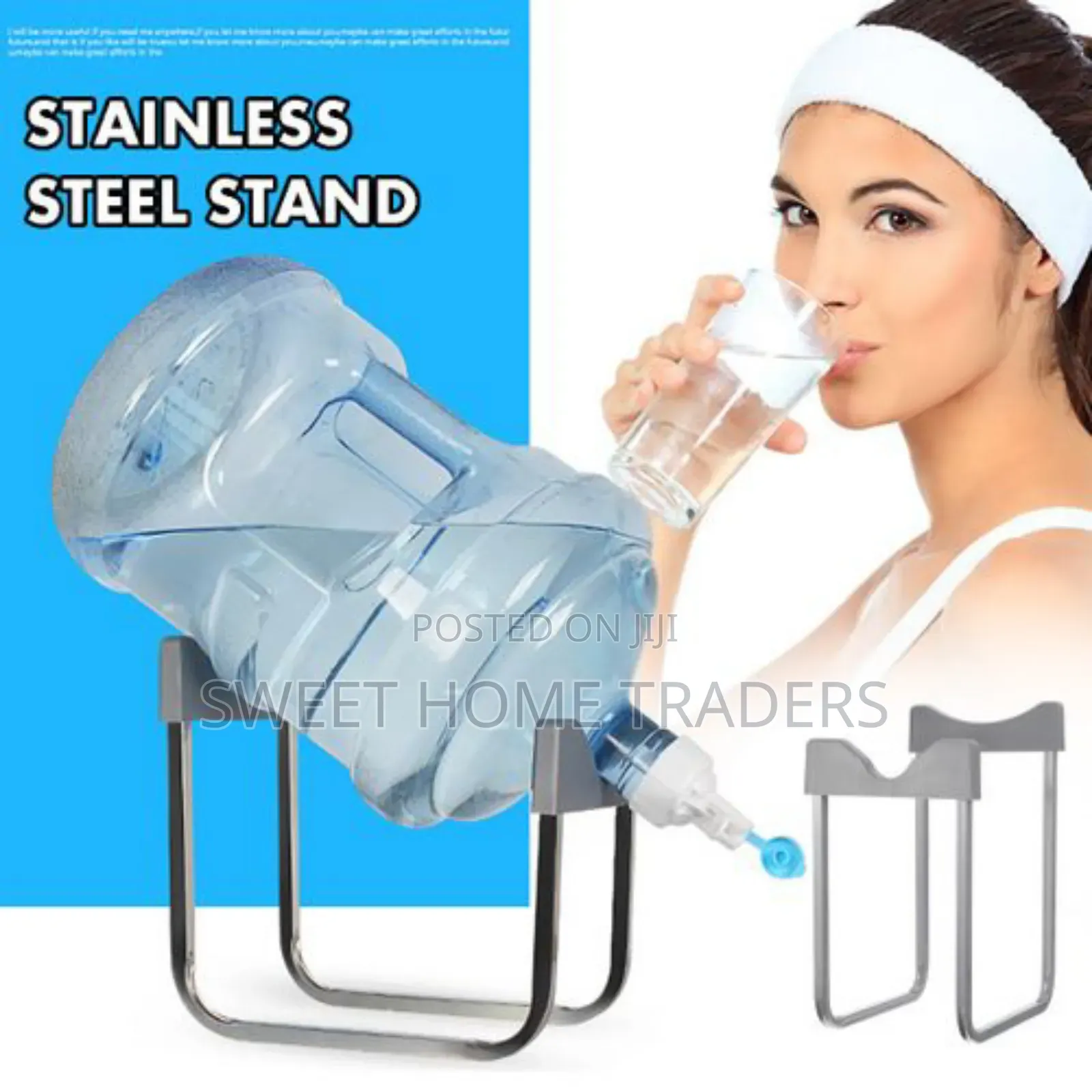Metallic Water Bottle Storage Rack*