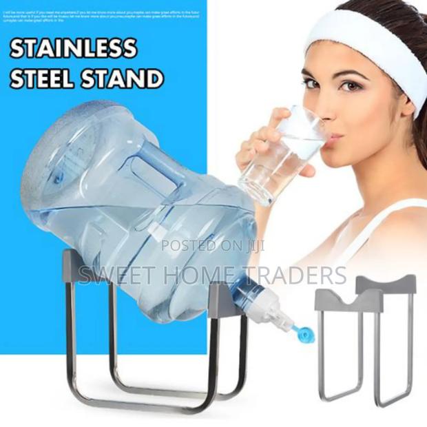 Metallic Water Bottle Storage Rack*
