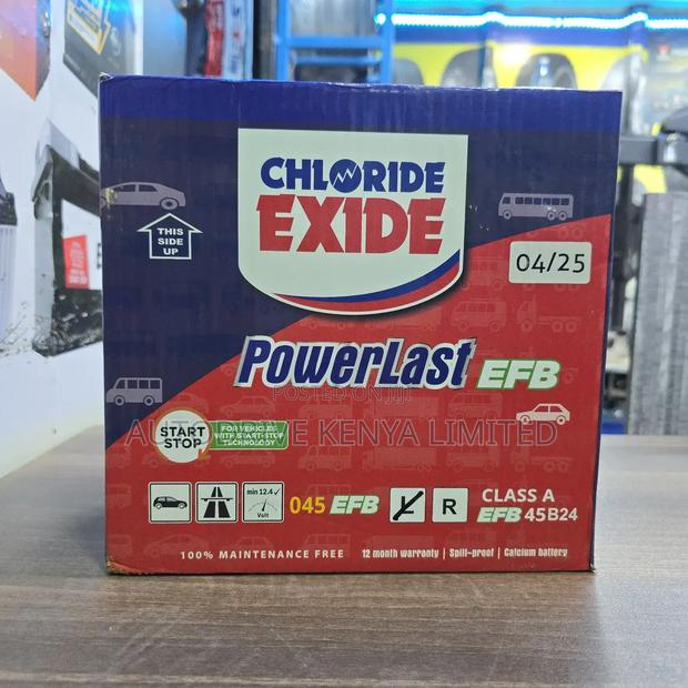 Ns60 45ah Chloride Exide Powerlast Start Stop Battery