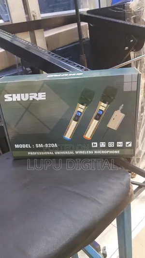 Shure Model Sm -820a Professionaluniversalwirelessmicrophone