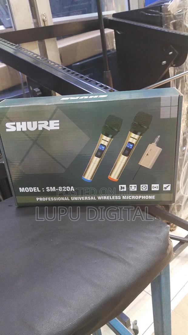 Shure Model Sm -820a Professionaluniversalwirelessmicrophone - thumbnail 2