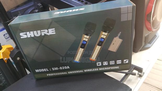Shure Model Sm -820a Professionaluniversalwirelessmicrophone - thumbnail 3