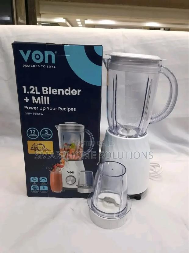 Von Vbp351nlw Blender, 350w - White - main view
