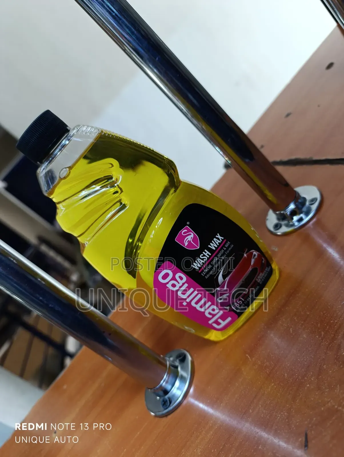 2-in-1 Flamingo Car Wash Wax – Fast Effective