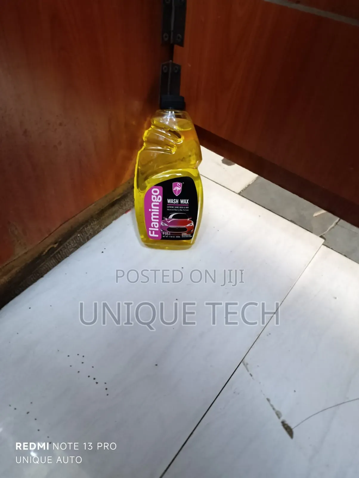 Flamingo Car Wash Wax – Gloss Finish, Easy Rinse
