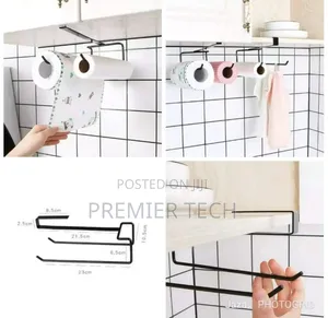 Double Kitchen Roll and Towel Holders