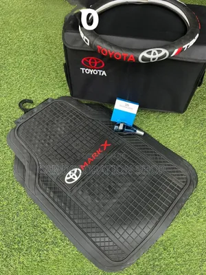 3in1 Combo Universal Toyota Mats+Steering+Boot Organizer