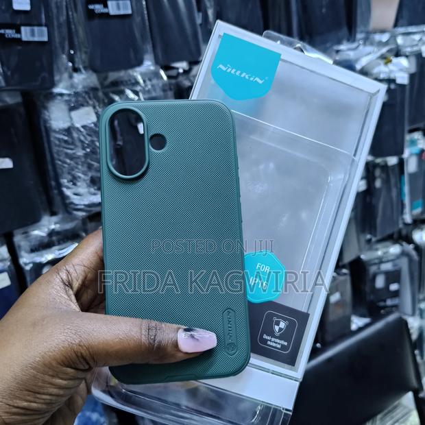 Green Nilkin Frosted Case For iPhone 16