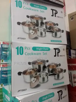 Jp 10-Piece Stainless Steel Cookware Set