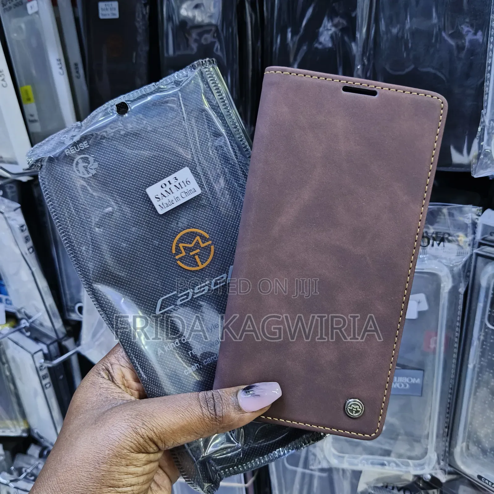 Samsung Galaxy M16 Leather Flip Cover