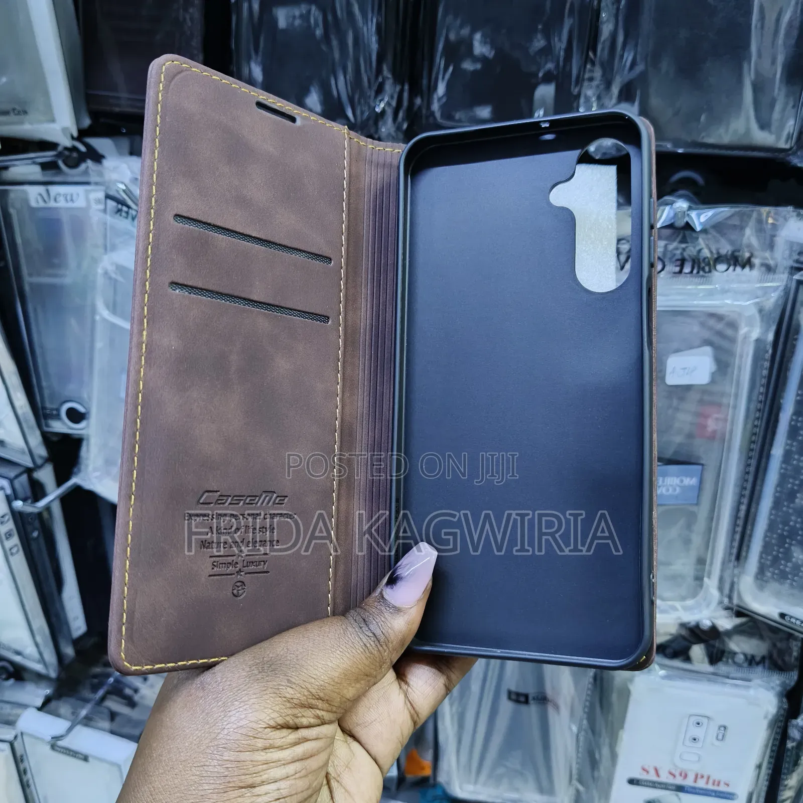 Samsung Galaxy M16 Leather Flip Cover