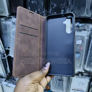 Samsung Galaxy M16 Leather Flip Cover