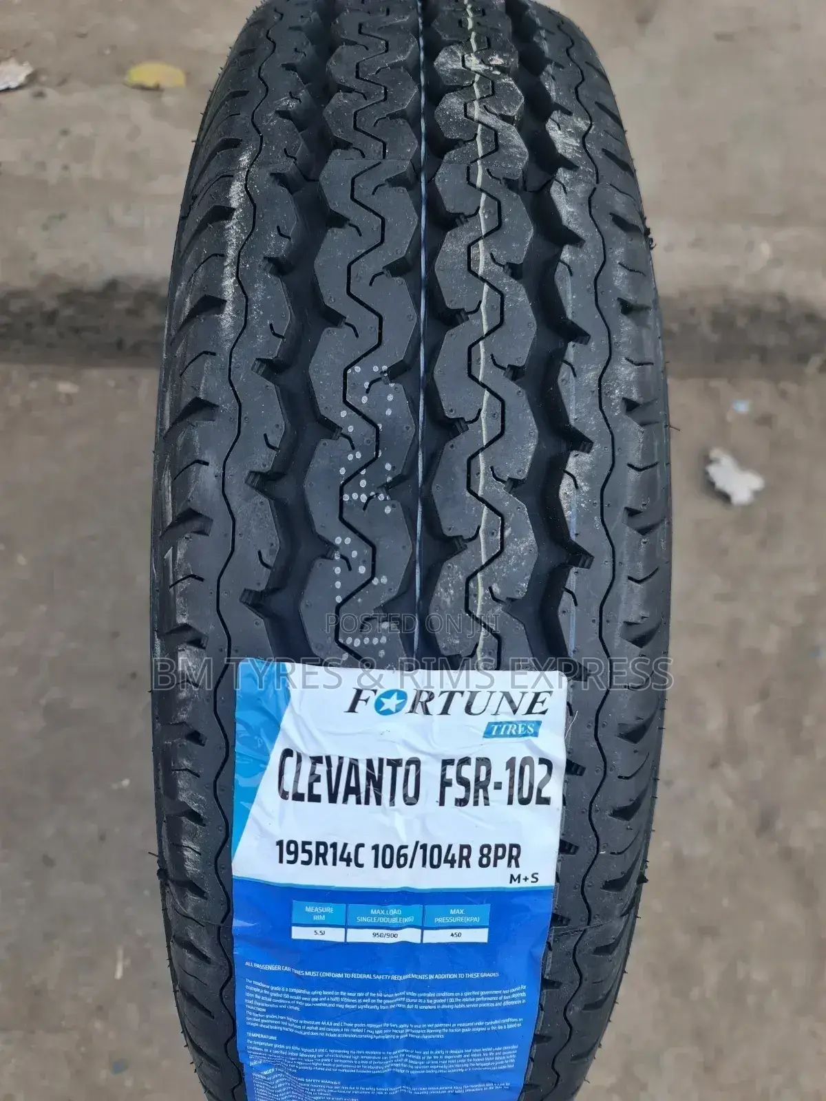 195 R14 Fortune.